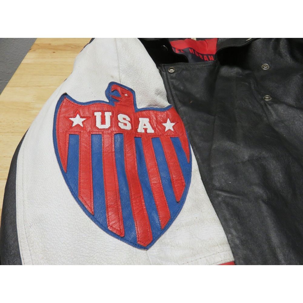Vintage Black and White Bomber Jacket - Picture 15 of 16